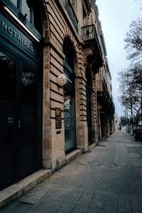 A building with a clock on the front of it